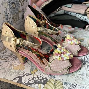 Irregular choice heels Valentine’s Day heels